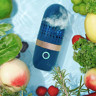 Automatische Kapsel-Gemüsewaschmaschine | Obst- und Gemüsedesinfektor zur Entfernung von Pestiziden