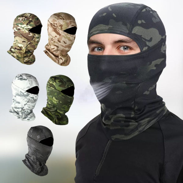 Ultimative fleecegefütterte Camouflage-Sturmhaube für das ganze Gesicht