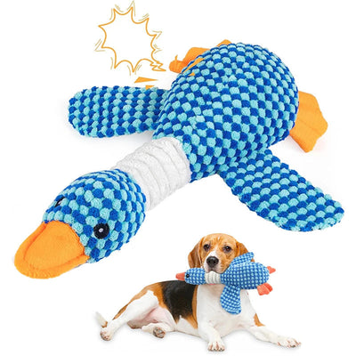 Plüsch-Hundespielzeug mit Quietscher