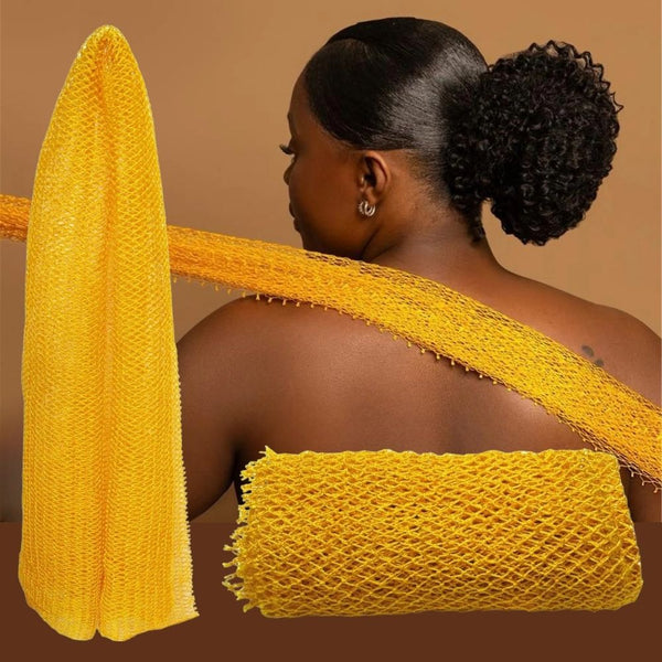 Afrikanischer Netz-Duschschwamm für sanftes Peeling