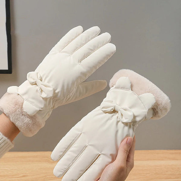 Elegante Damen-Winterhandschuhe mit Touchscreen-Funktion