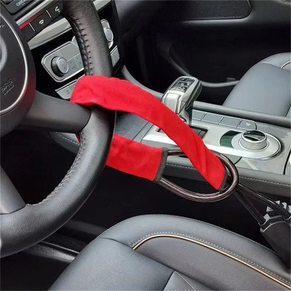 Universelle Auto-Lenkradkralle mit Sicherheitsgurt-Diebstahlsicherung