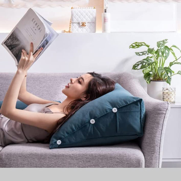 Luxuriöses Keilkissen für das Bett zur Linderung von Rückenschmerzen