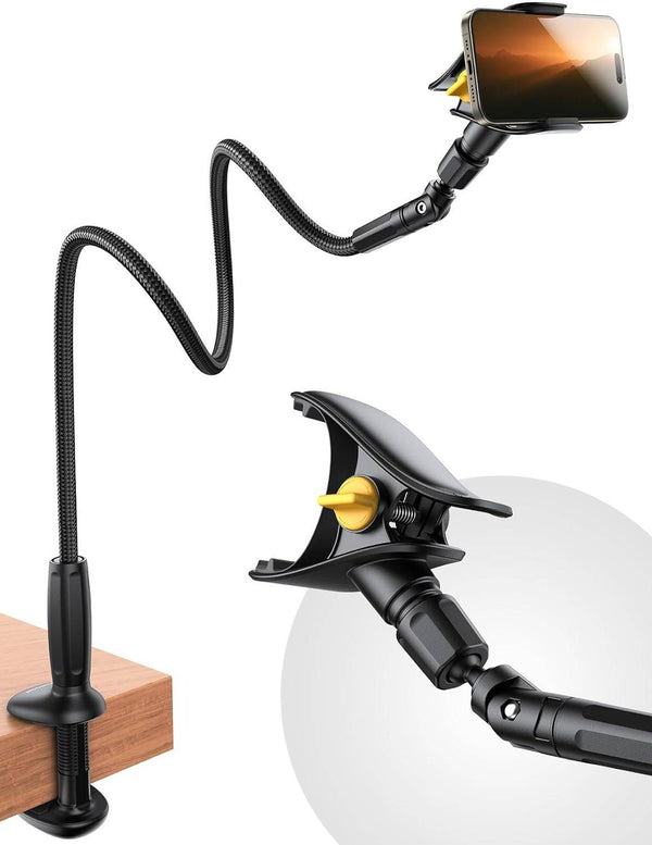 Verstellbarer Handyhalter für das Bett