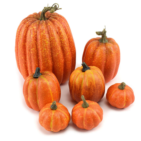 Realistische künstliche Kürbis-Dekoration für Halloween