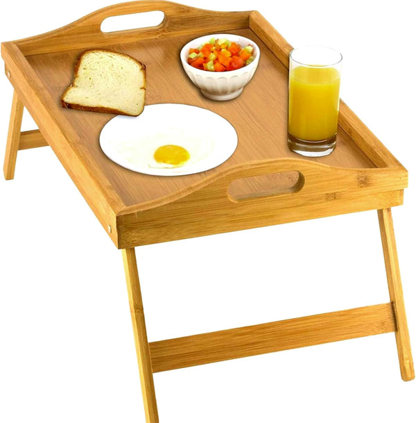 Betttablett mit klappbaren Beinen