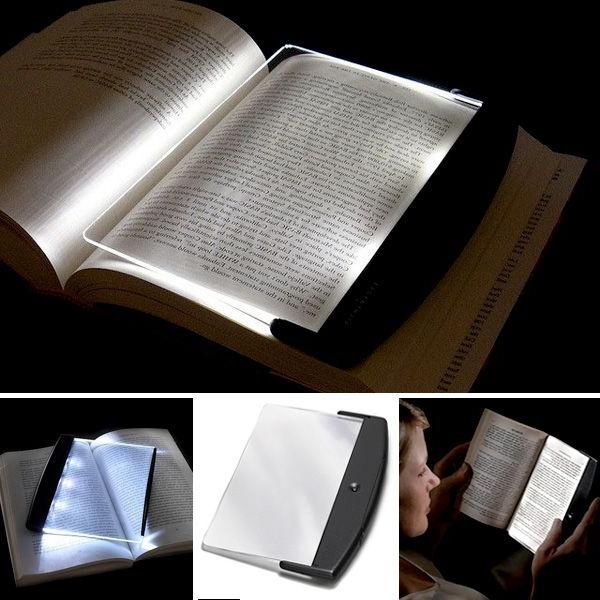 Premium Flaches Buch-Panel Leselicht für die Nacht
