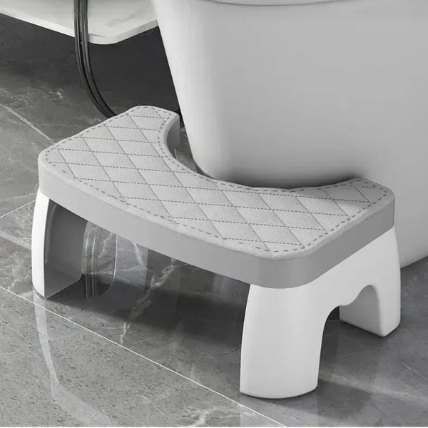 Rutschfester, kompakter Toilettenhocker für eine gesunde Sitzposition