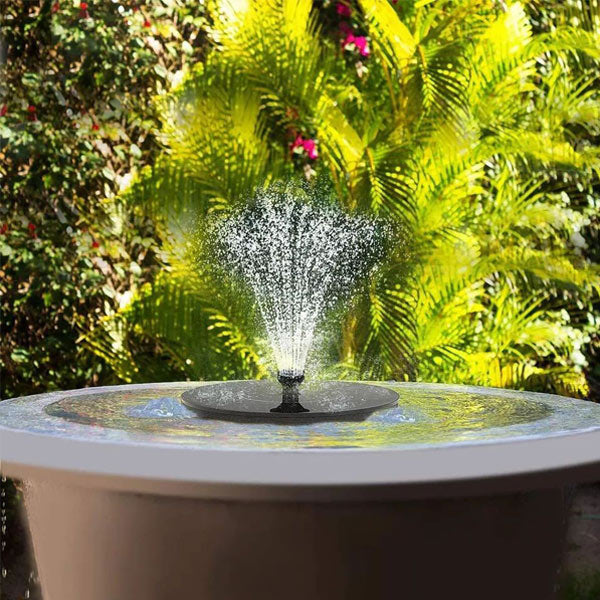 Solarbetriebener Garten-Wasserbrunnen