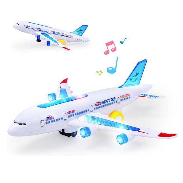 Elektrisches Flugzeug-Spielzeug mit Musik und Lichteffekten