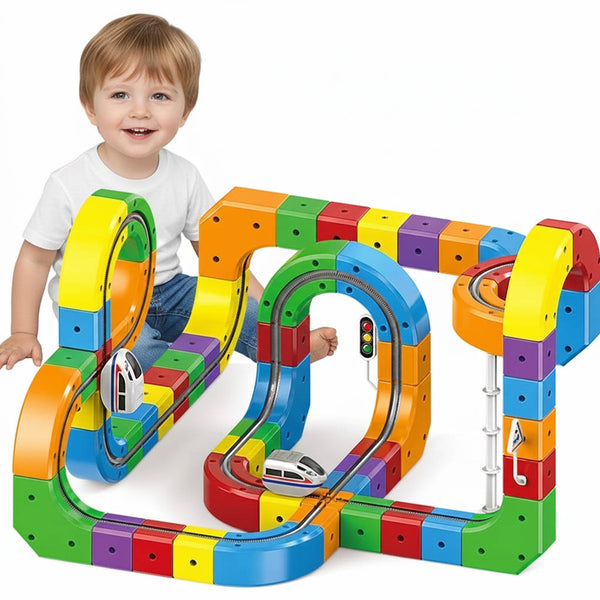 Magnetisches Zugschienen-Spielzeugset