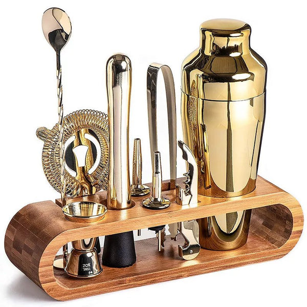 Luxuriöses 10-teiliges Cocktail-Set für elegantes Barkeeping zu Hause