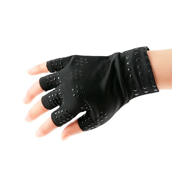 Fingerlose magnetische Kompressionshandschuhe bei Arthritis