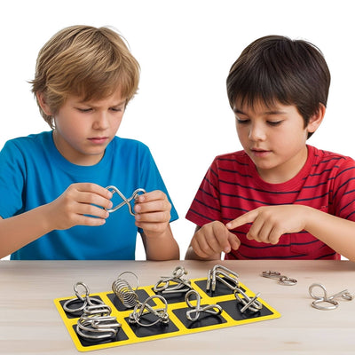 Komplexes Metall-Puzzle für Denksportler