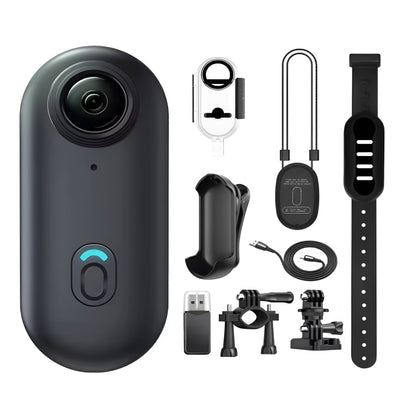 360-Grad-Action-Kamera mit 4K-Auflösung