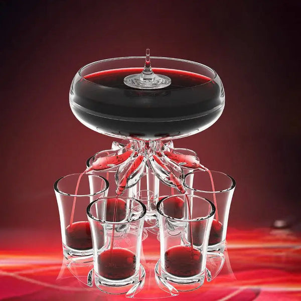 6-teiliger Schnapsglas-Getränkespender