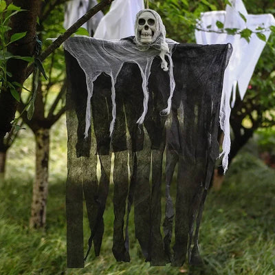 Halloween Hängende Geisterdekoration mit Totenkopf
