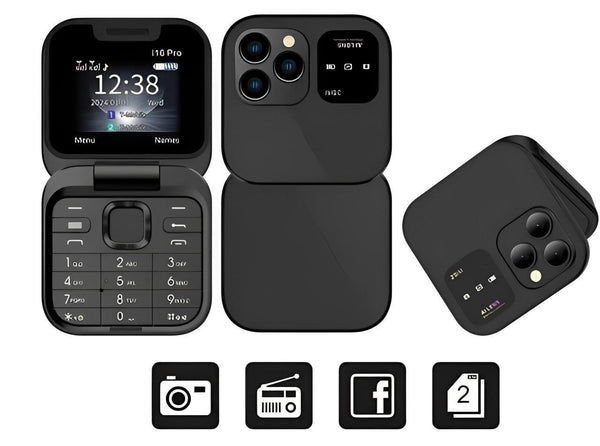 Klappbares Dual-SIM-Mobiltelefon