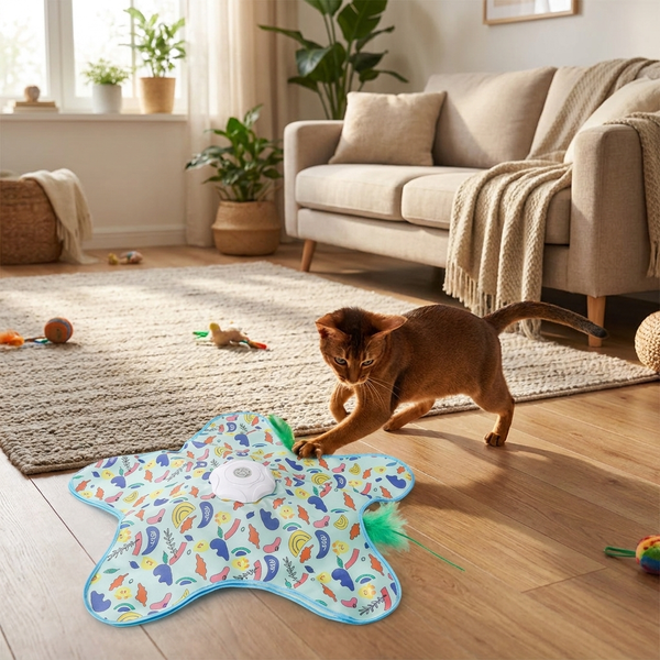 Automatisches interaktives Versteckspiel-Spielzeug für Katzen