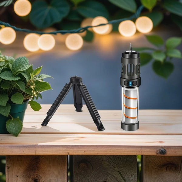 Outdoor-Mückenschutz mit integrierter Camping-Leuchte