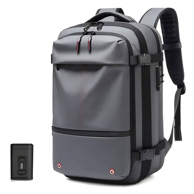Strukturierter Rucksack mit internem Kompressionssystem