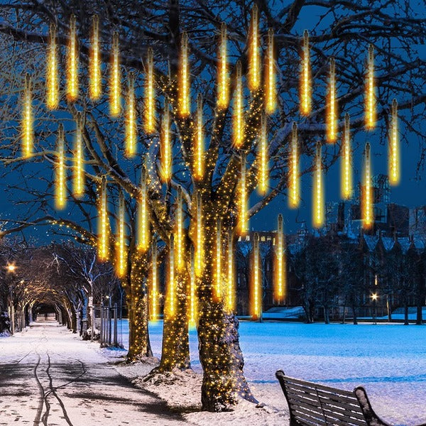 LED-Eiszapfen-Lichterkette mit Tropfeffekt