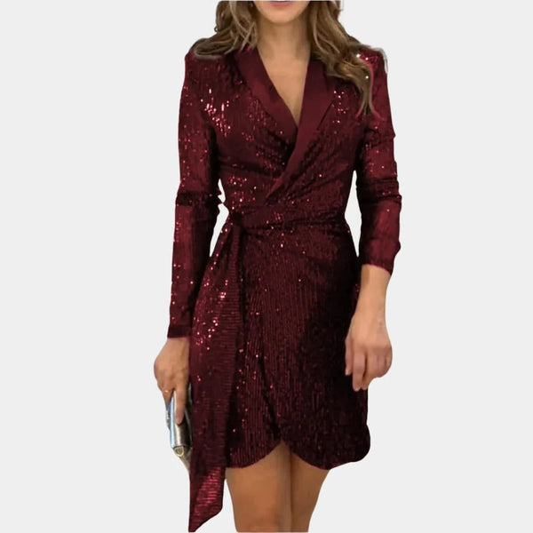 Elegantes Damen-Blazerkleid mit Gürtel