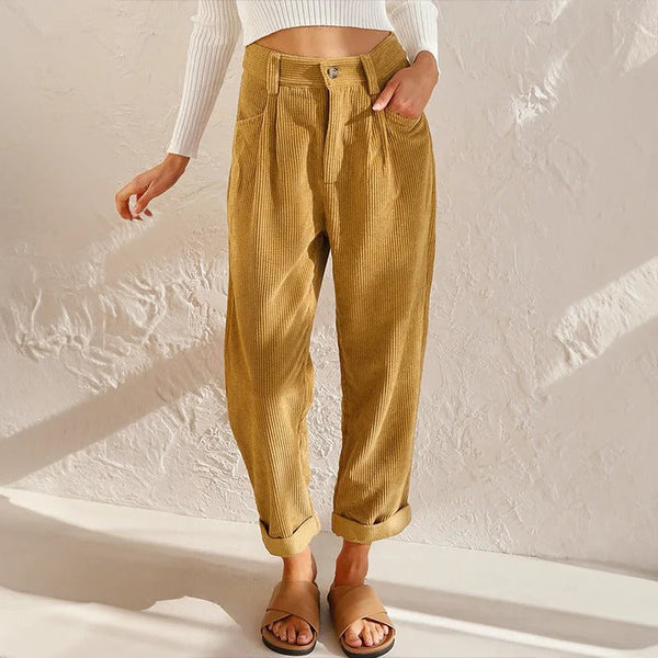 Lässige Damen-Cordhose