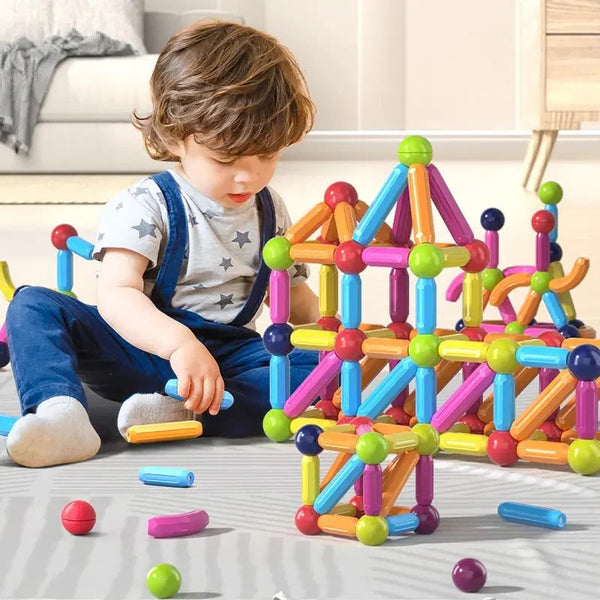 Magnetische Bausteine für kreatives Konstruieren
