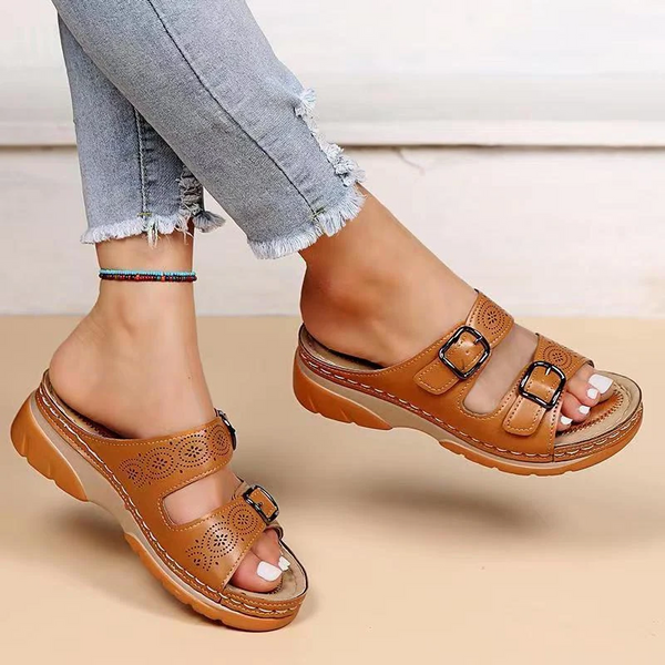 Sehr bequeme orthopädische Sandalen für Damen