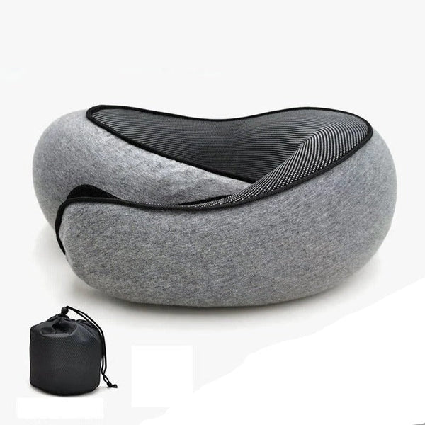 Snail Style Ergonomisches Memory-Schaum Reise-Nackenkissen - U-förmig, Tragbar, Verstellbare Nackenstütze