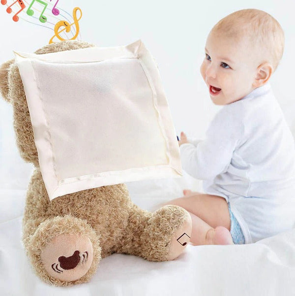 Peek-A-Boo-Teddybär - Interaktives Plüschtier zum Versteckspielen