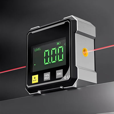 Digitaler Winkelmesser mit Laser-Wasserwaage