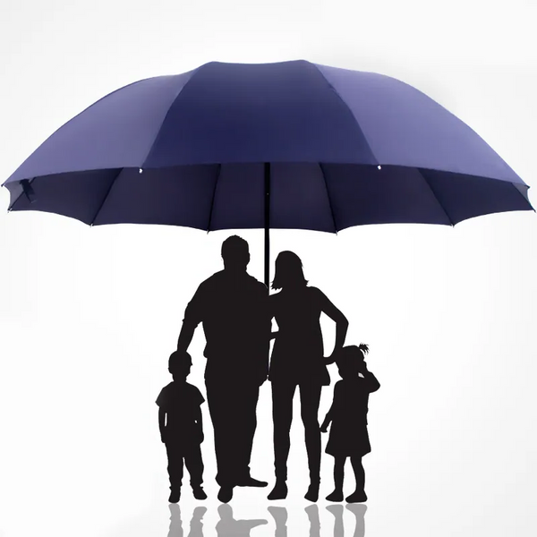 Extra großer, faltbarer Regenschirm