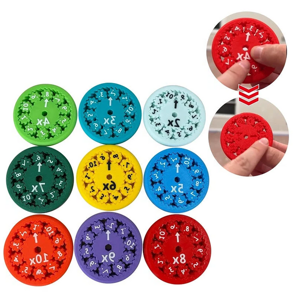 Mathe-Fakten-Fidget-Spinner: Lernspielzeug zur spielerischen Übung von Rechenaufgaben