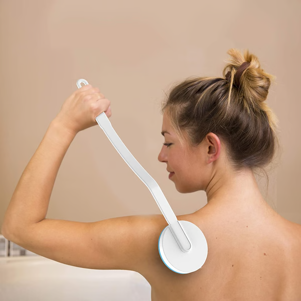 Langer Rücken-Lotion-Applikator und Massagegerät – Einfach zu erreichender Roll-On-Spender für geschmeidige Haut