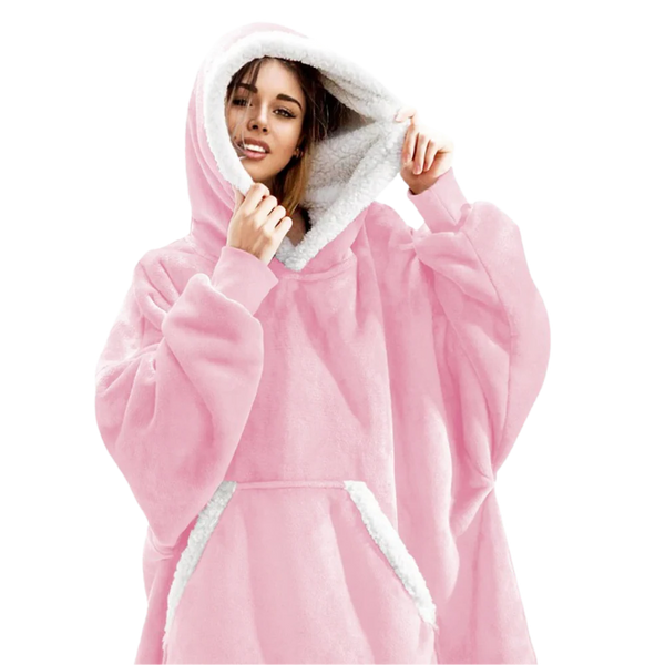 Riesiger Decken-Kapuzenpullover