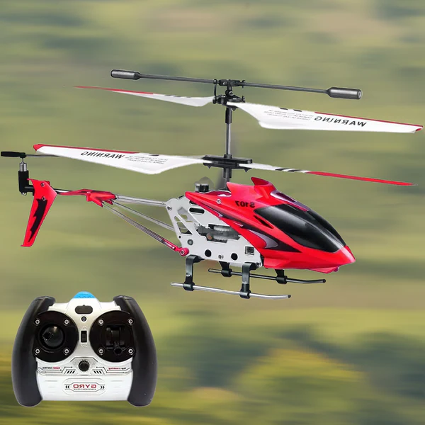 Karmesinroter, unzerbrechlicher Mini-RC-Hubschrauber mit Gyroskop