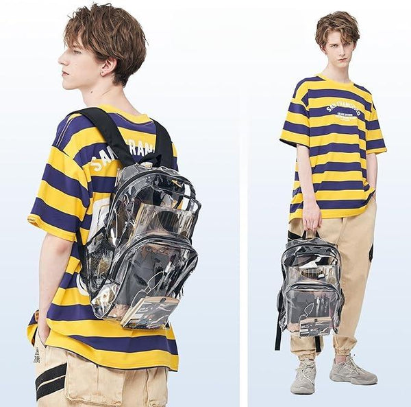 Transparenter Rucksack für hohe Beanspruchung