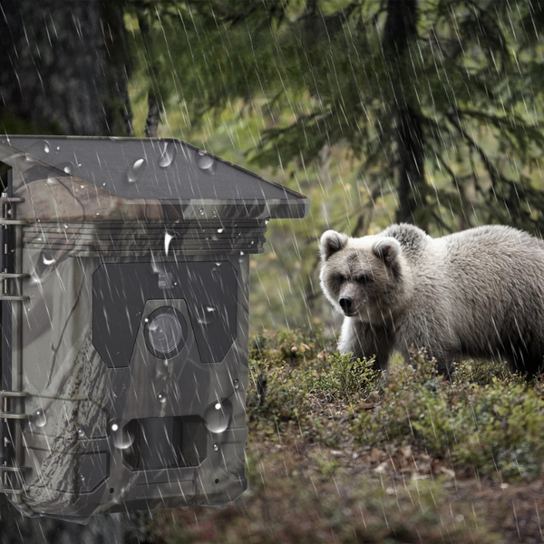 Solarbetriebene Wildkamera mit Nachtsichtfunktion