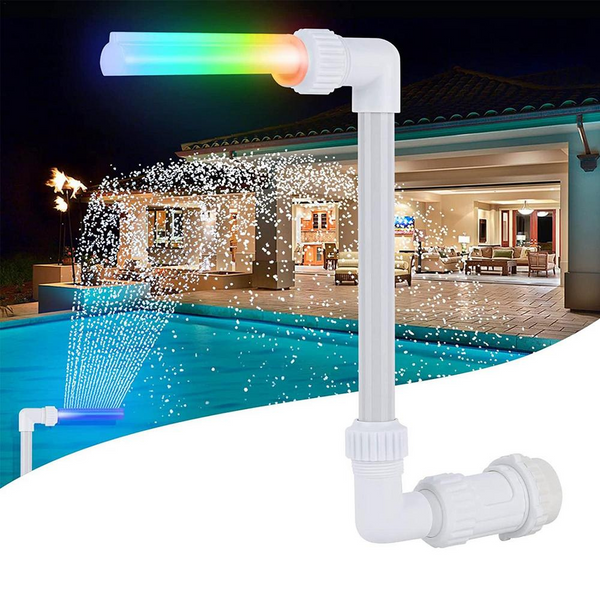 Beleuchteter Schwimmbad-Fontänen-Sprüher mit LED-Licht