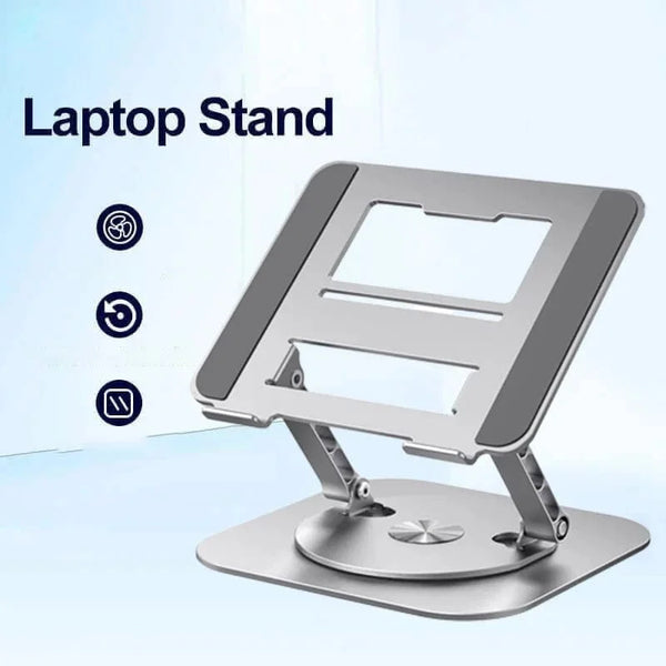 Laptop-Ständer aus Aluminiumlegierung mit 360-Grad-Drehgelenk