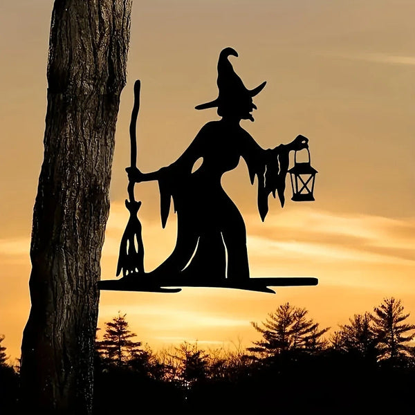 Dekorative Halloween-Hexen-Gartenstecker für den Außenbereich