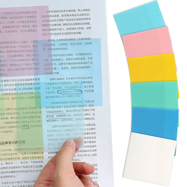 Transparente Haftnotizen