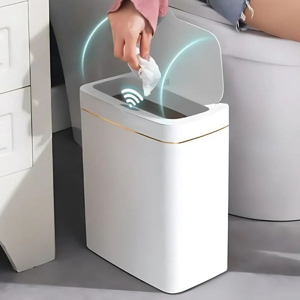 Automatischer intelligenter Mülleimer mit Bewegungssensor