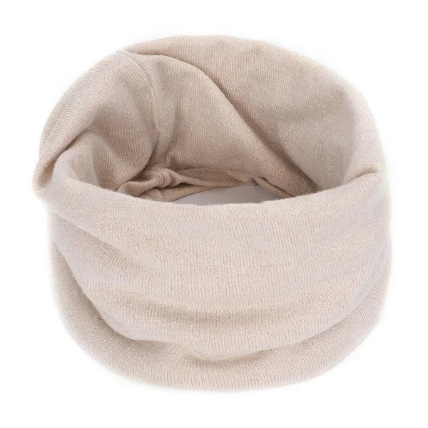 Gemütlicher Kaschmir-Winterschal und Nackenwärmer