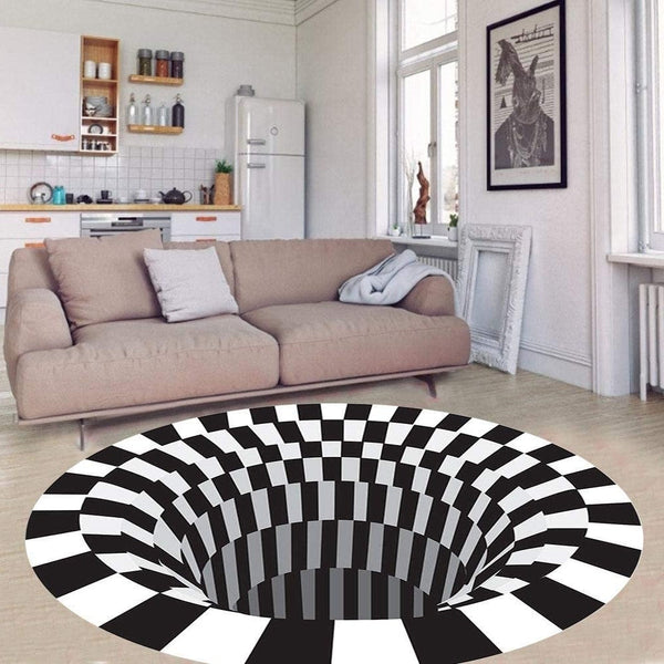 3D-Vortex-Illusions-Teppich