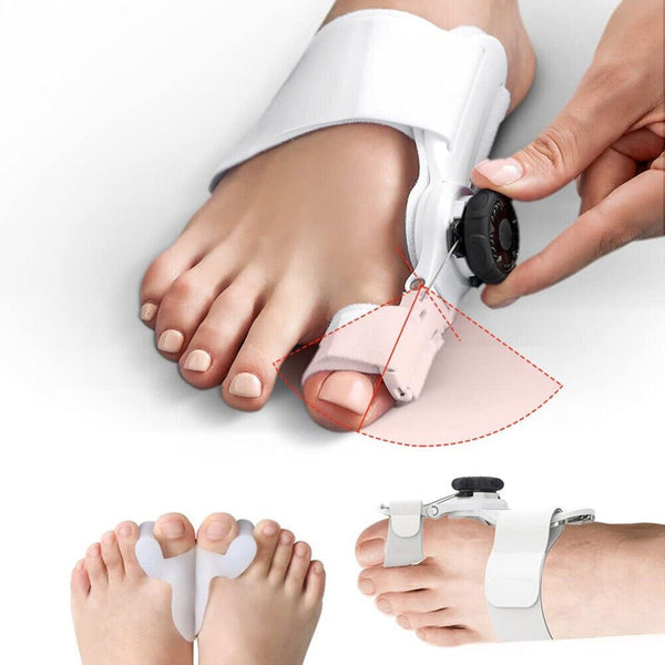 Premium Zehenspreizer und Korrekturschiene für Hallux Valgus