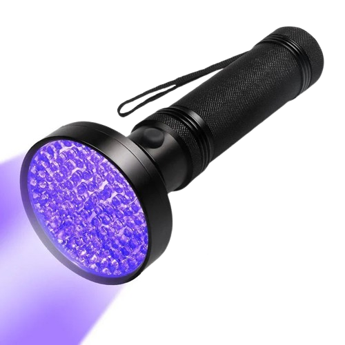 UV-Taschenlampe zur Erkennung von Bettwanzen und Flecken