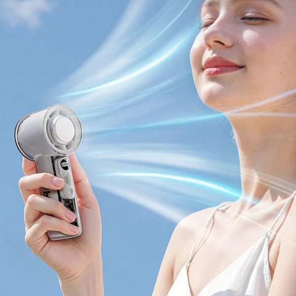 Tragbarer wiederaufladbarer Handventilator